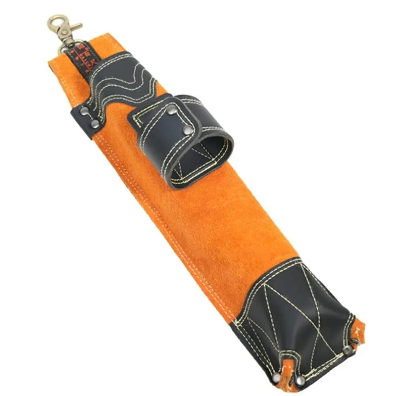 Welding Electrode Holder Welding Rod Storage Tube Cowhide Electrode Holder Welding Rod Pouch Welding Rod Waist Bags