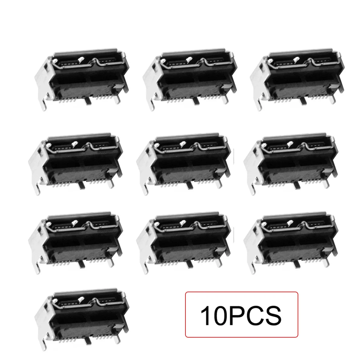 10pcs Xiwai Micro USB 3.0 10pin Female Socket Receptacle Board SMT Mount Type 5.2mm Height for Toshiba USB Hard Disk