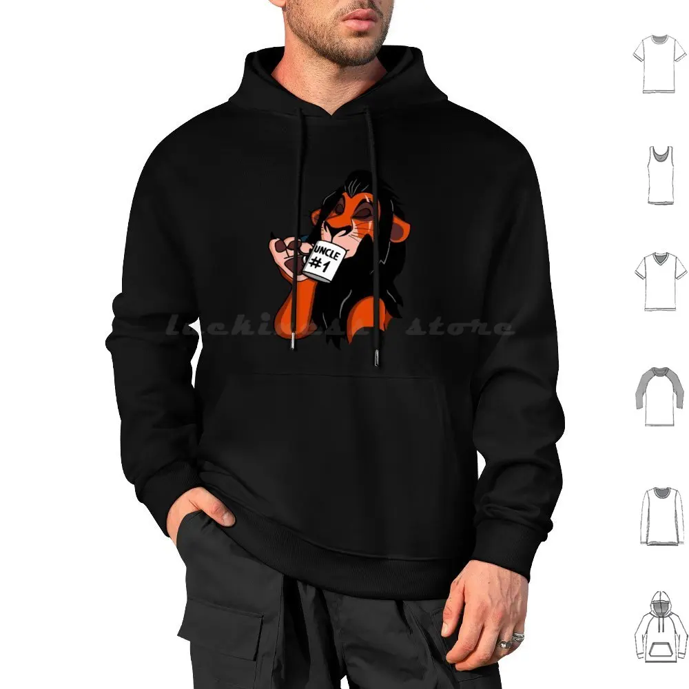 Uncle 1 Scar Hoodie cotton Long Sleeve Uncle 1 Scar