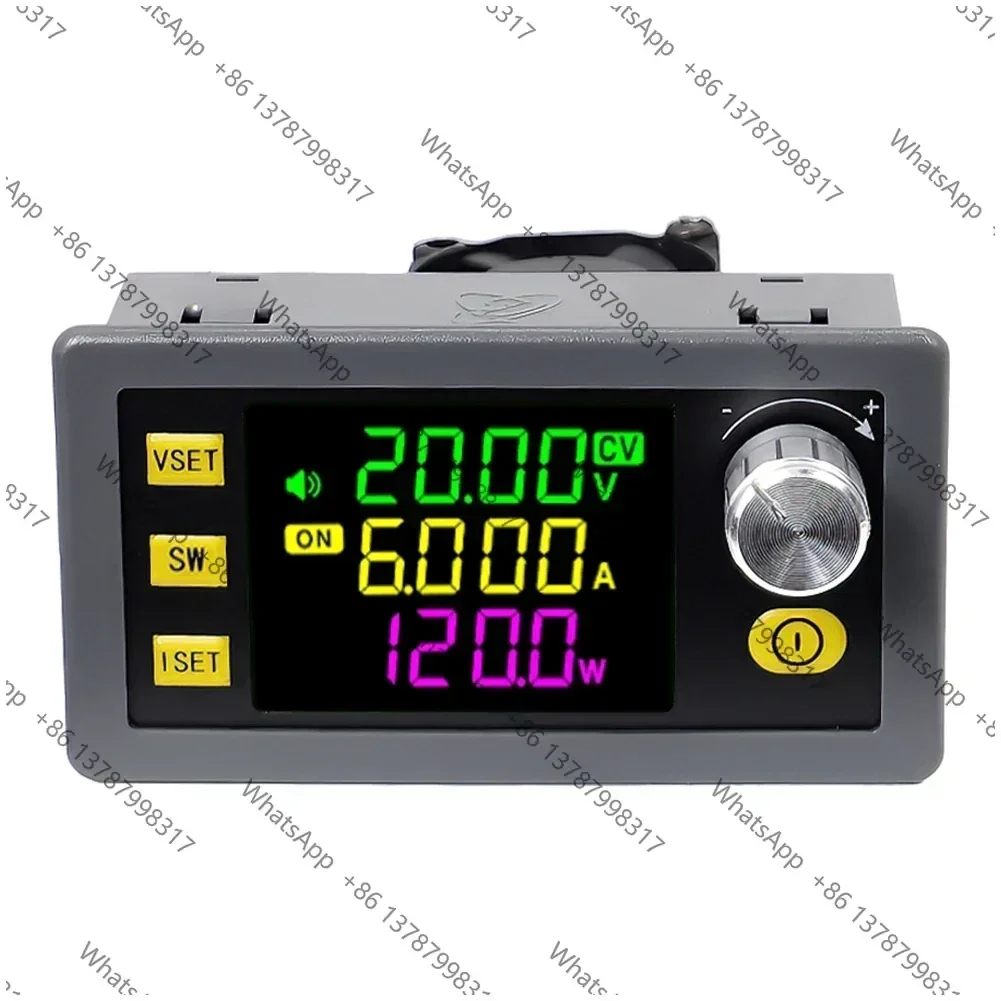 XY-SK120 Digital Direct Current Voltage Regulator Powersupply Module Full Viewing Angle VA Color LCD Display Firmware Upgrading