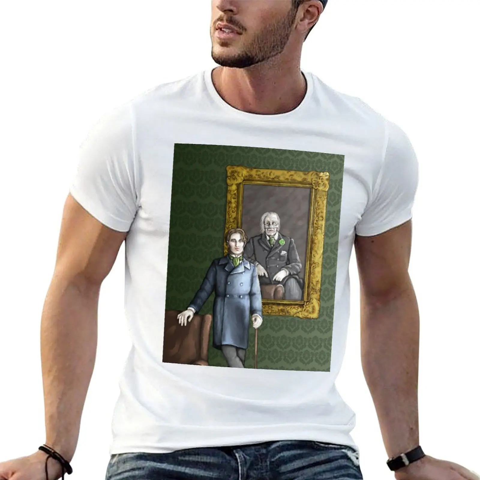 Dorian Grey T-Shirt Trendy Print Short Sleeve T-Shirt