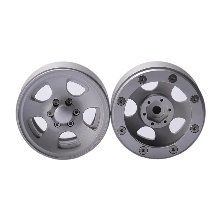 4PCS RC Crawler 1:10 Alloy Wheel Rim 1.9 Inch Beadlock Classic Metal Wheel Rim for 1/10 -4 Axial SCX10 CC01 D90 D110