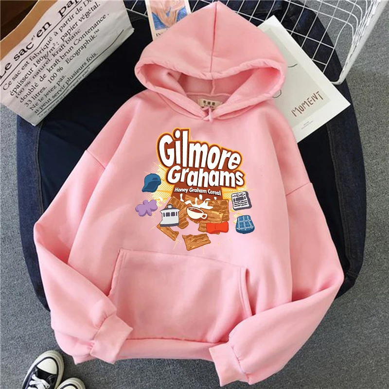 Gilmore Girls Y2k Sweatshirt Cartoon Graphic Streetwear Women Mange Pullovers Kawaii Clothes Funny Fashion Casual Hoodies Female