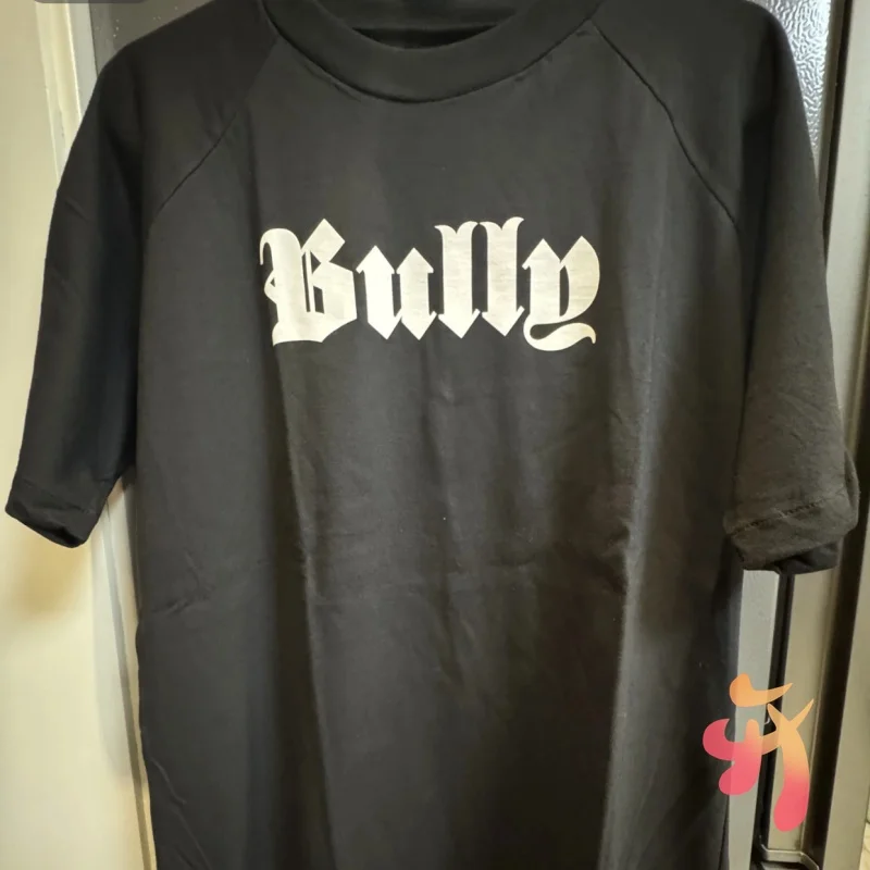 

25ss Summer Kanye Bully Tshirt Casual Oversized Men Women Cotton Alphabet Logo Print Short Sleeve Tops Hiphop Street Cleanfit