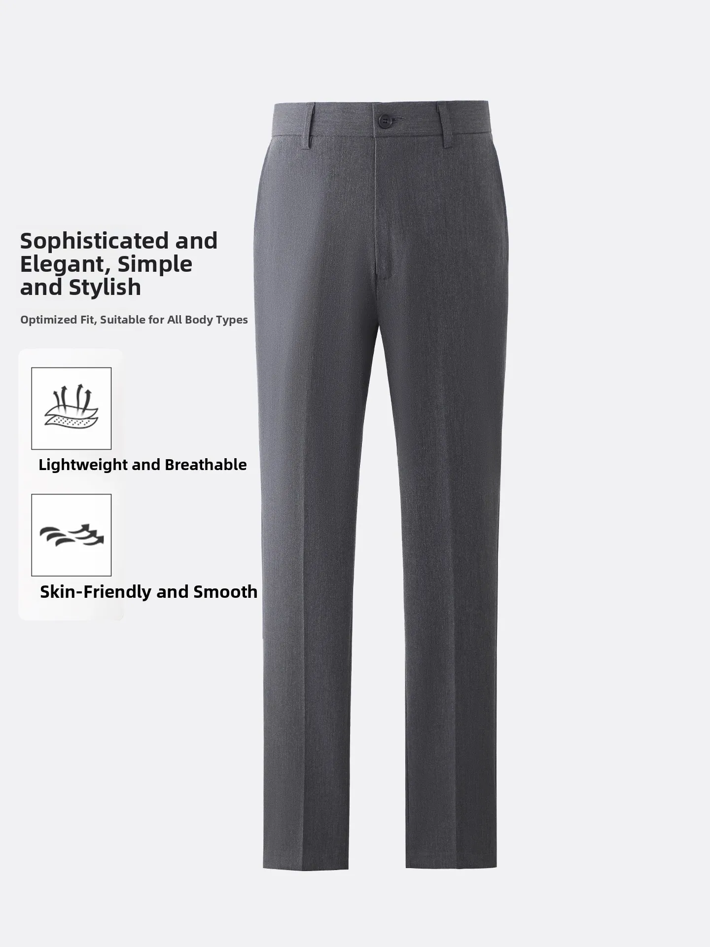 

Professional Commuter Women's Suit Pants High Waist Slimming Straight Leg Nine-Tenths Bank Workwear Fashionable Business Trou...