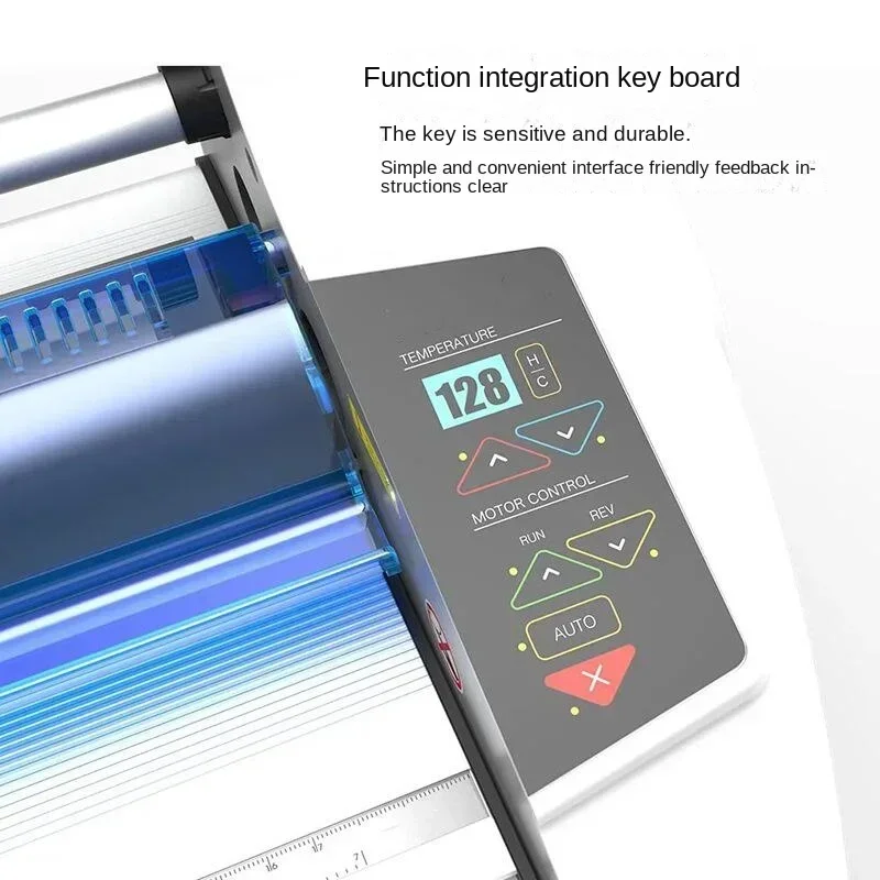 New Electric Double-sided Hot Melt Adhesive Film Laminating Machine Semi-automatic Infrared Temperature