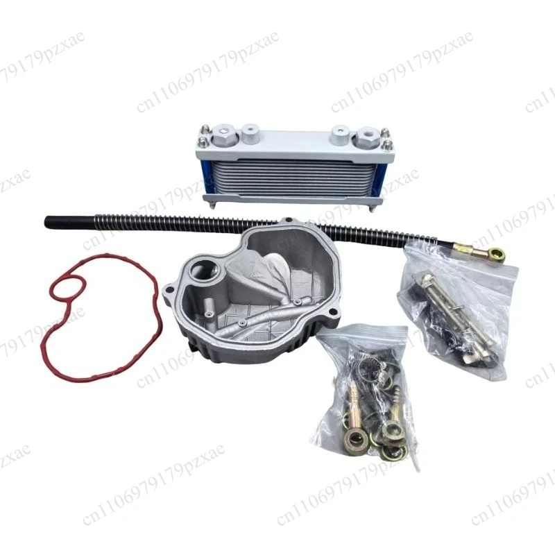 Universal Upgraded Aluminum Motorcycle Engine Oil Cooler Radiator Fit for CG125 CG150 50CC-200CC
