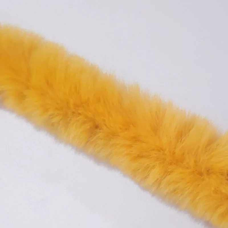 Faux Fur Trim Strip, Fluffy Plush Fringe, DIY Sewing Edge Decor Accessories for Clothing Hat Collar