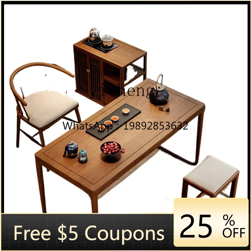 

XL solid wood balcony tea table household small tea coffee table living room small apartment table
