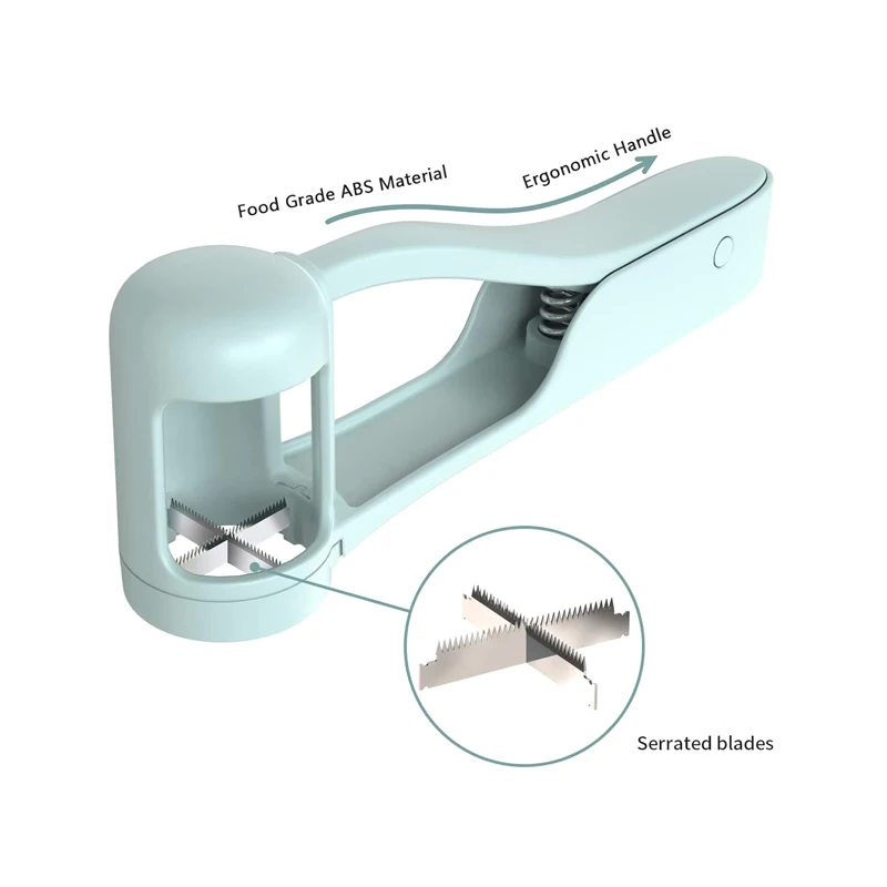 

Cloududa Grape Cutter Stainless Steel Blades Tomato Slicer Cherry Fruit Salad Splitter Vegetable Fruit Tool Kitchen Gadget