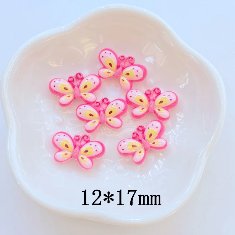 20Pcs New Resin Lovely Mixed Bee, Butterfly, Bird, Dragonfly Flat Back Cabochon Scrapbook DIY Embellishments Accessories