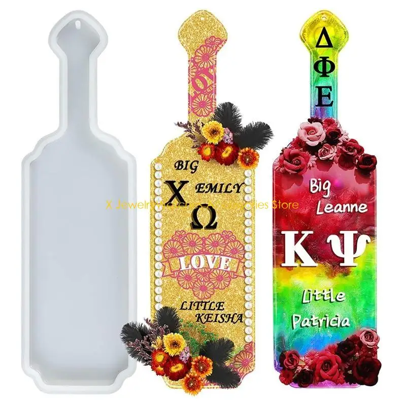 

31KD Paddle Resin Mold Greek Paddle Silicone Mold Epoxy Casting Mold for Gifts Painting Arts Crafts Tray and Home Decoration