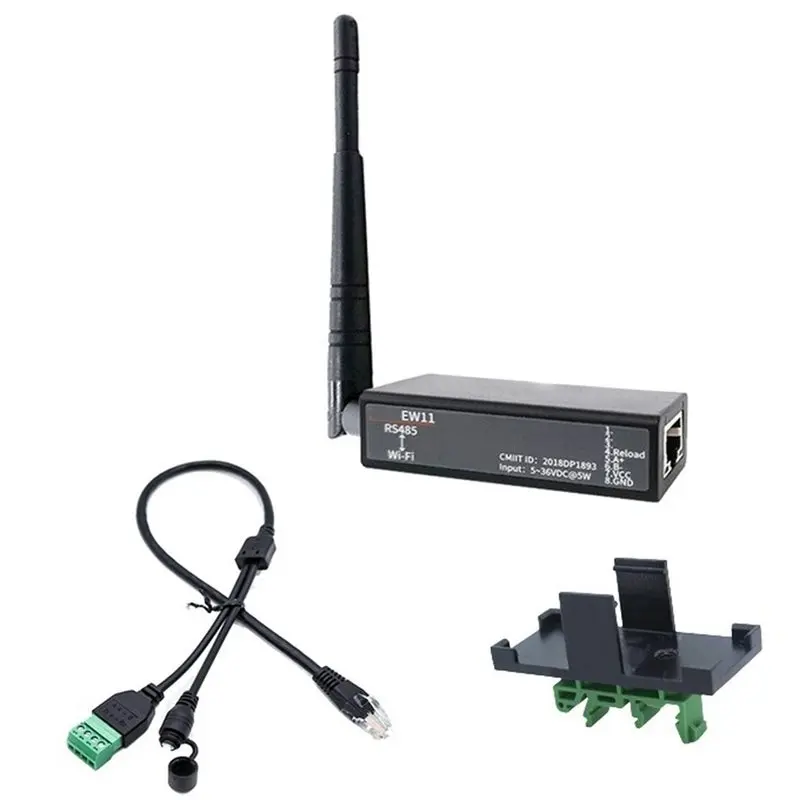 A13E-RS485 Serial Port To Wifi Serial Device Server EW11 Kit Support TCP/IP Telnet Modbus TCP Protocol IOT Data Converter