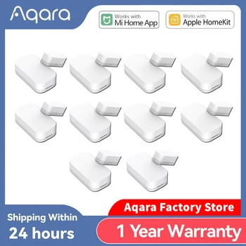 Orijinal Aqara Kapı Pencere Sensörü Zigbee Kablosuz Bağlantı MCCGQ11LM Kapı Sensörü Xiaomi Ev APP Ile Çalışmak Akıllı Homekit