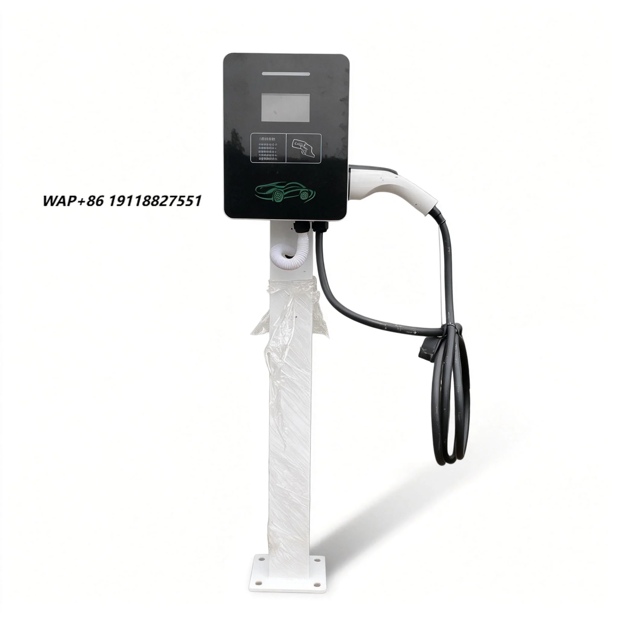 Intelligence Waterproof 21KW AC EV Column Charger Type 2 32A 3 Phase 5m Cable for Home & Commercial New Energy Car Parking Lot