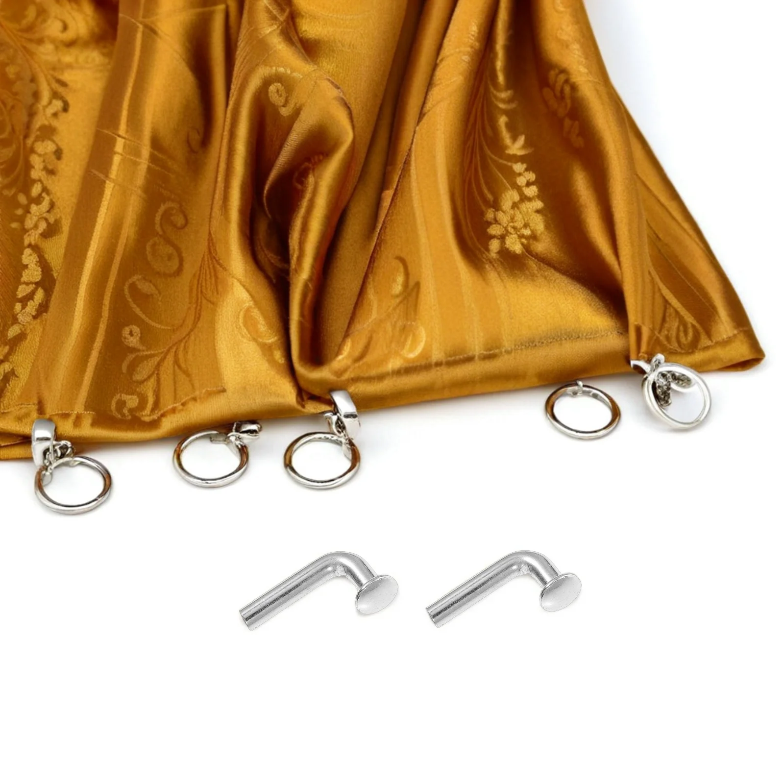 

100pcs Pallet Rack Drop Pin Safety Clip Galvanized L-Shaped 90 Degree Heavy Duty Shelving System Flat Head Rivet Warehouse