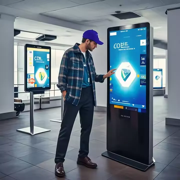 

OEM 43 Inch LCD Digital Signage Factory Direct Metal Vertical Advertising Display 1-Year For Indoor Video Touch Interactive