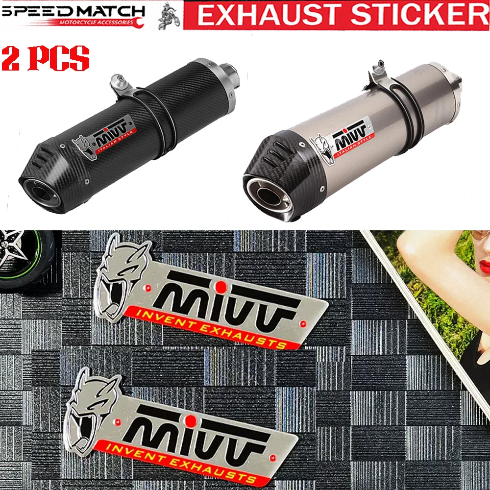 

For MIVV Exhaust Sticker Escape Pipe Decal Motorcycle Accessories KTM Aprilia Yamaha Kawasaki Honda CFMOTO Ducati Suzuki Benelli