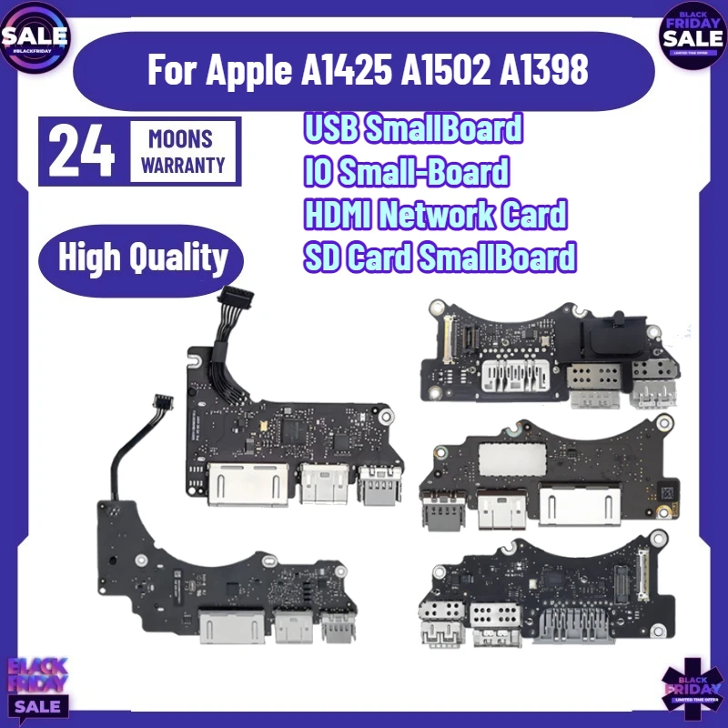 Tarjeta de red USB SmallBoard IO, tarjeta de red HDMI, tarjeta SD, placa pequeña adecuada para Apple A1425 A1502 A1398