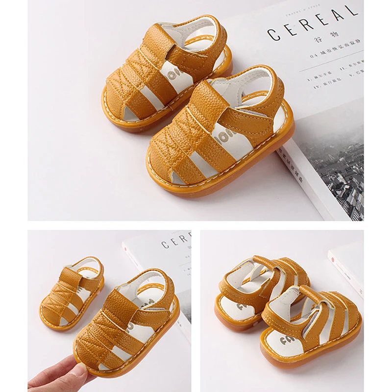 Baby Boys Girls Summer Sandals Non-Slip Outdoor Flats Toddler First Walker Shoes