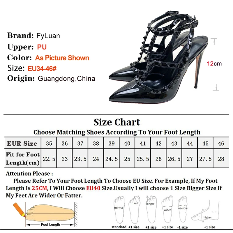 2025 جديد حجم كبير النساء وأشار صنادل عالية الكعب الأسود برشام خنجر 8 سنتيمتر 10 سنتيمتر 12 سنتيمتر الصيف النمط الروماني Slingback أحذية السيدات #5