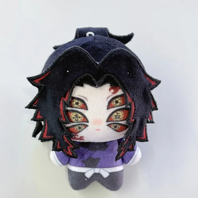 10cm ‌Demons Slayers Kimetsu No Yaiba Kokushibo Plush Toy Bag Pendant Douma Cosplay Stuffed Doll Anime Fans Birthday Gift