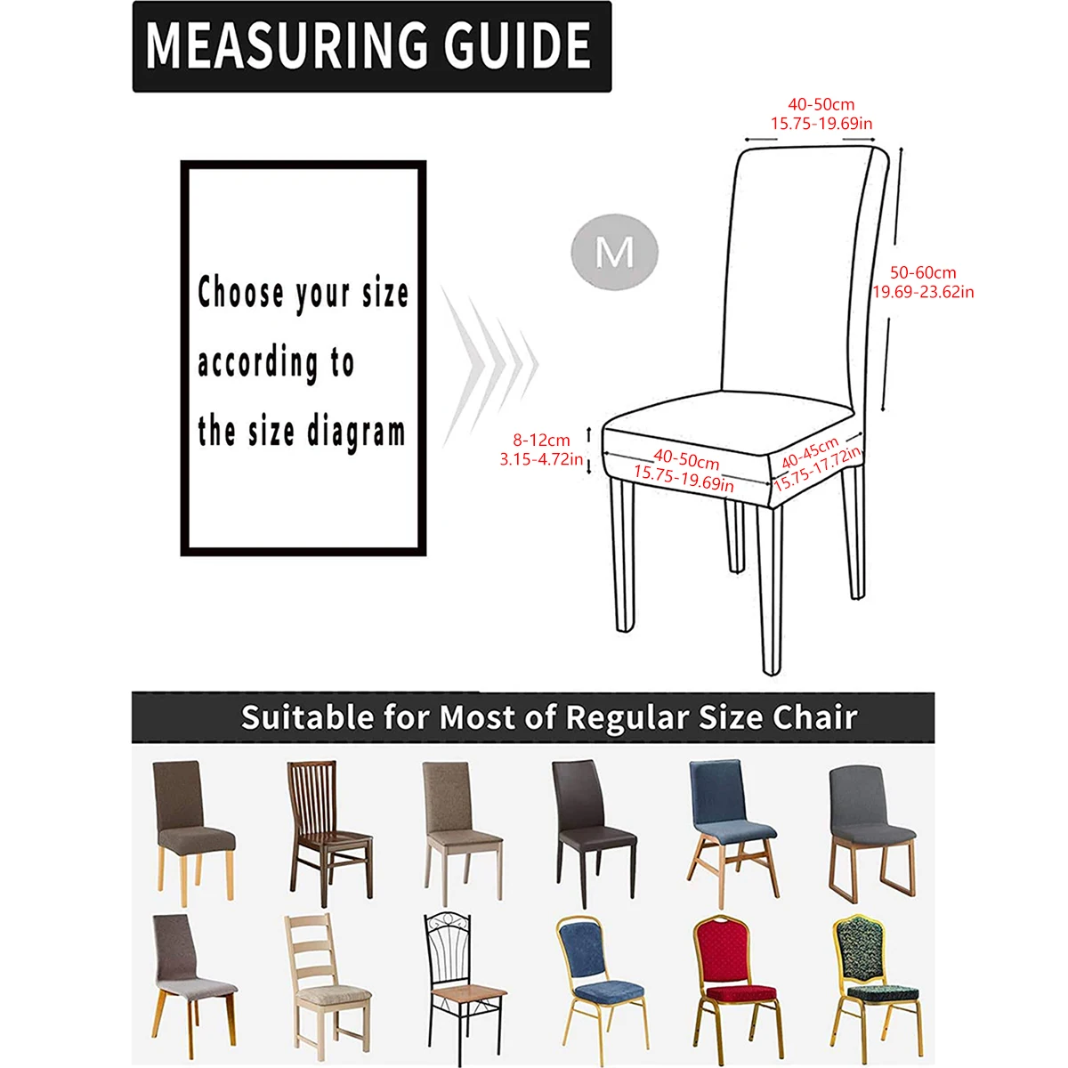 1pc Elastic Frosted Imitation PU Waterproof Chair Cover, Retro Feeling Hotel Dustproof Chair Cover