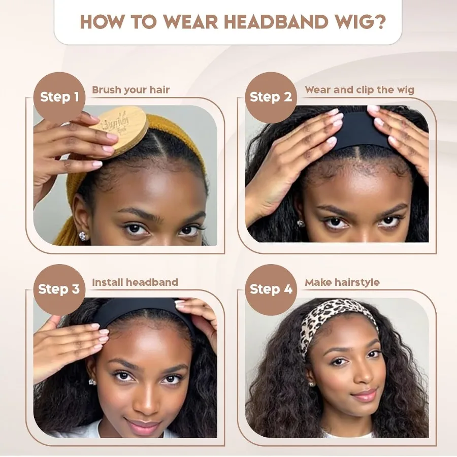 20 بوصة موجة عميقة غلويليس مجعد عقال شعر مستعار للنساء مع 180 كثافة الشعر الاصطناعية نصف شعر مستعار مع نسيج الإنسان أومبير B