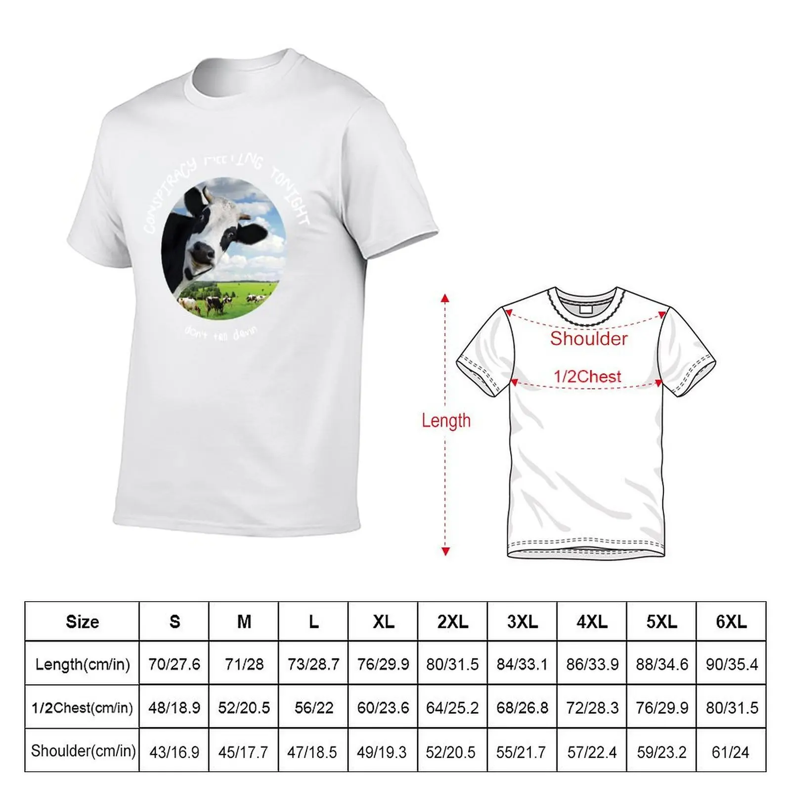 Devin Nunes’ Cow’s Conspiracy Meeting T-Shirt Short sleeve tee oversized t shirt mens graphic t-shirts pack