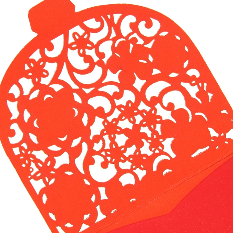 10PCS Chinese Red Envelopes Lucky Money Envelopes Wedding Red Packet For New Year Wedding (7X3.4 In)