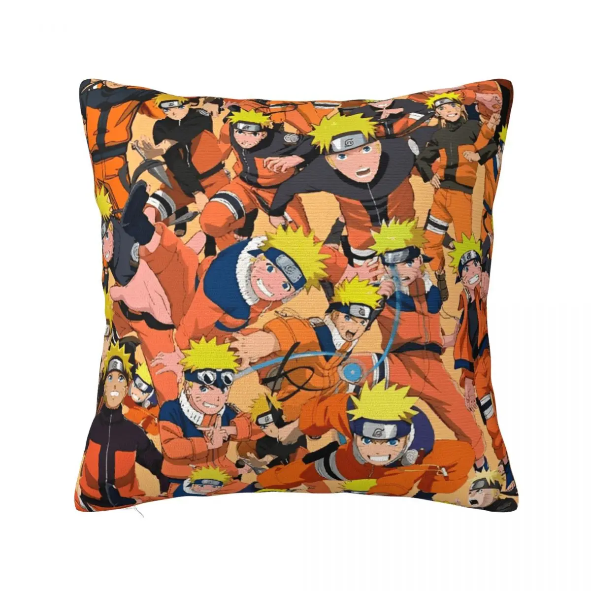 

Cartoon Narutos Anime Uzumaki Cartoon Pillowcase Cute Print Home Sofa Throw Pillow Covers Birthday Gift for Kids