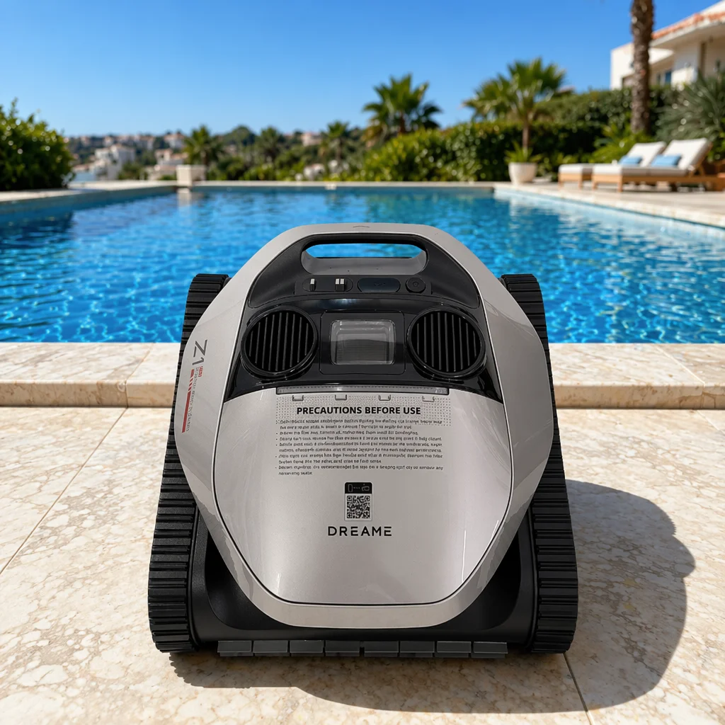 Dreame Z1 Pro Smart Robotic Pool Cleaner, PoolSense Full Coverage Navigation, 8000GPH Powerful Suction, with Remote Control