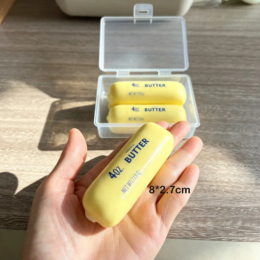 Butter Stick Wax Cracking Squeeze Cheese Crackable Texture Crispy Stress Balls Crispy Feel Handmade Craft