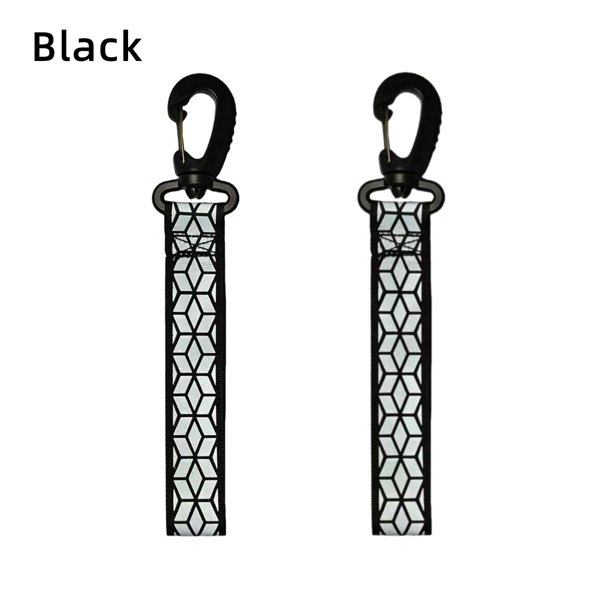 High Visibility Reflective Safety Reflective Keychains Outdoor Backpacks Webbing Material Keychains Outdoor Tool Accessories