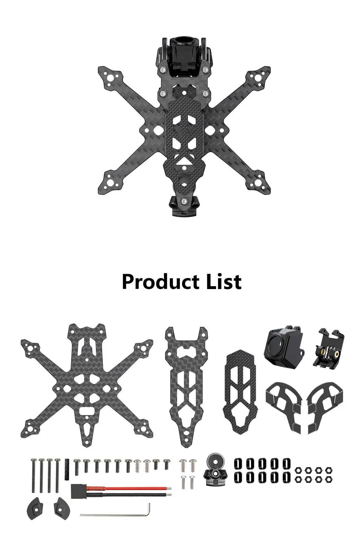 

GEP-TC18 O4 HD-рамка для цифрового VTX и камеры O4 Air Unit