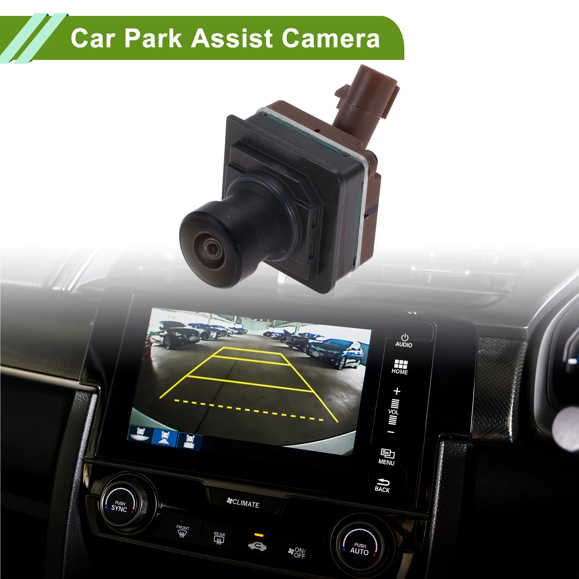 UXCELL Car Park Assist Camera Rear View Backup Reverse Camera for Ford F-150 21-25 No.LJ8T19G490BB