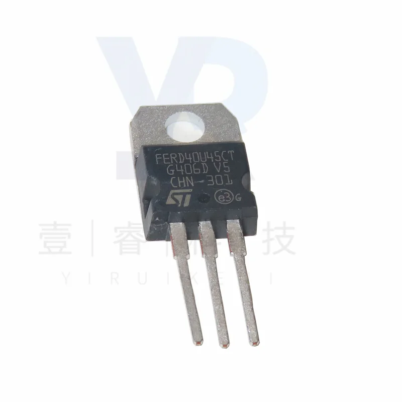 

10 шт., 100% оригинальный запас, новый FERD40U45CT 40U45CT TO-220 40A 45V