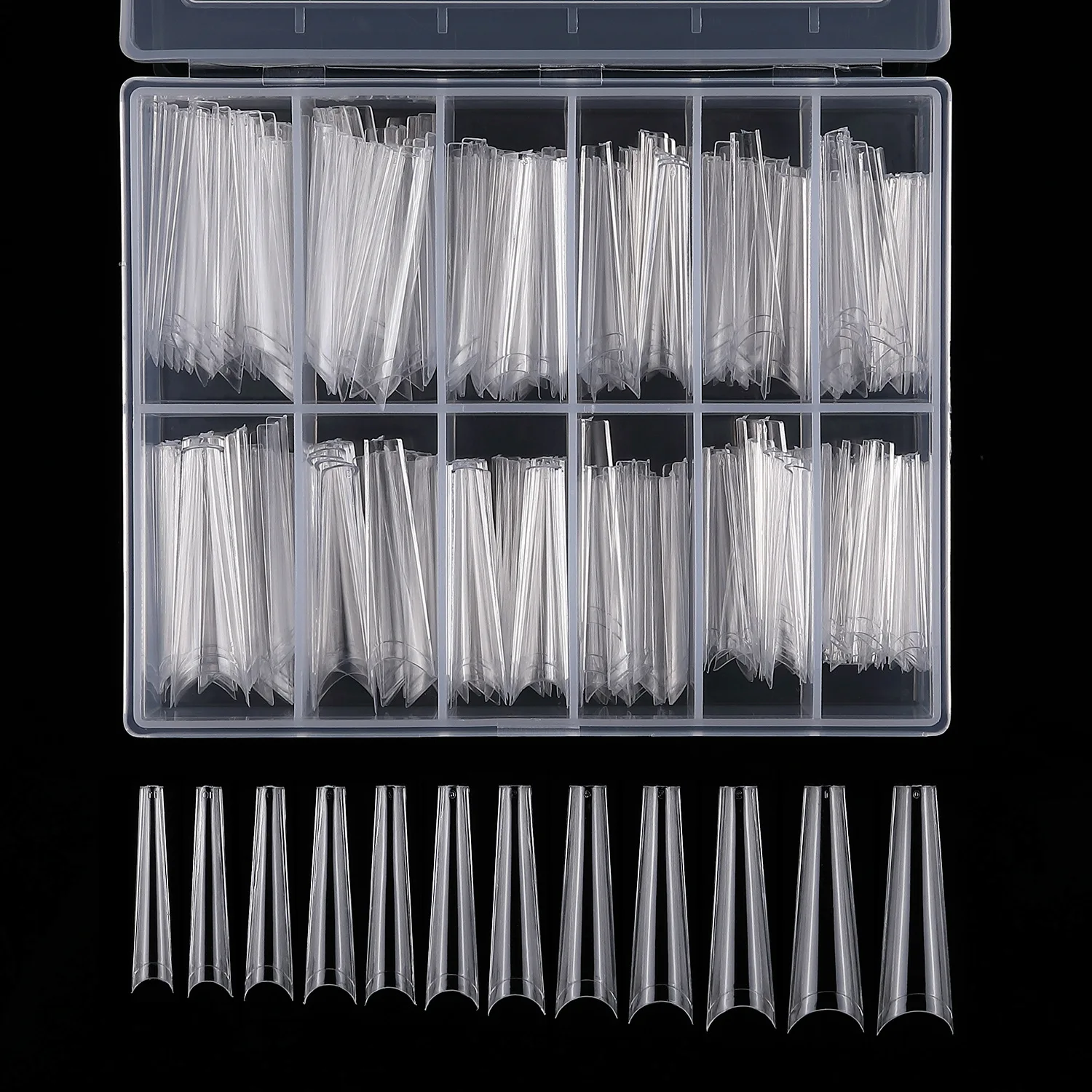 Xxl Square Press On False Nails Extra Long Acrylic Nail Tips_voghion.com