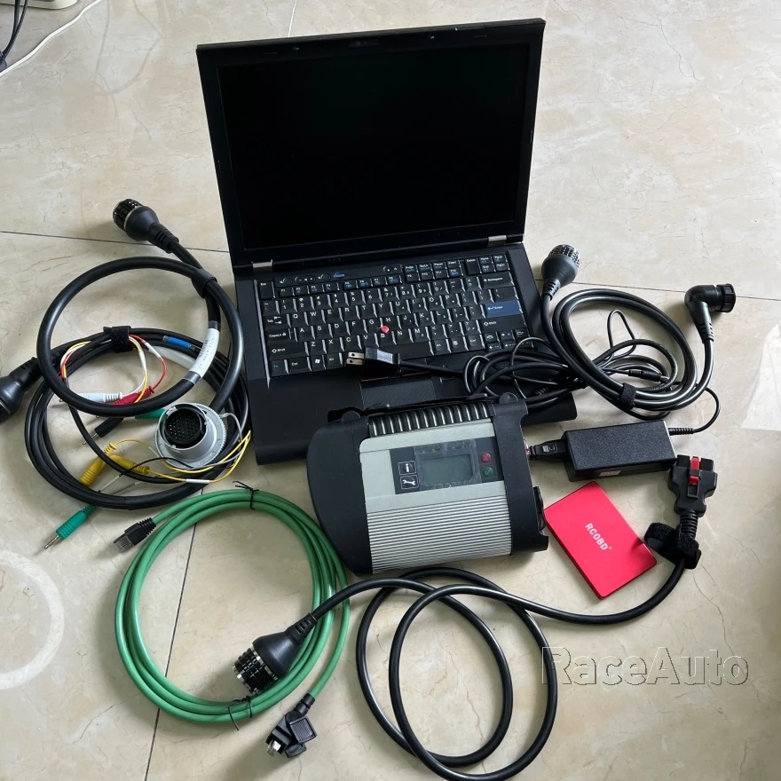 

Mb Star SD c4 Auto Diagnostic Tool Software V12/2024 480GB Ssd Laptop t410 i5 4G Full Item Interface Cables WINDOWS10