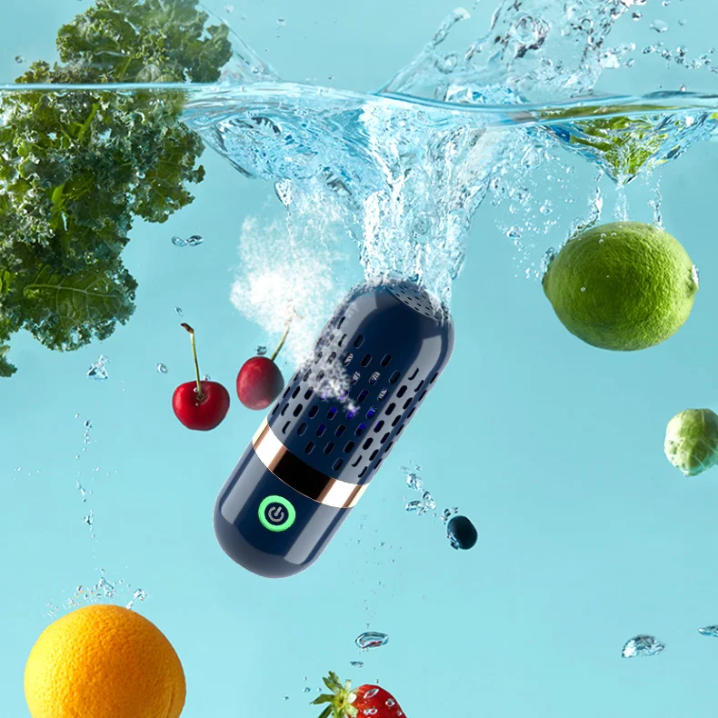 家庭用ポータブル果物と野菜の洗浄機ワイヤレスカプセル超音波野菜と果物の洗浄機 Tablewa