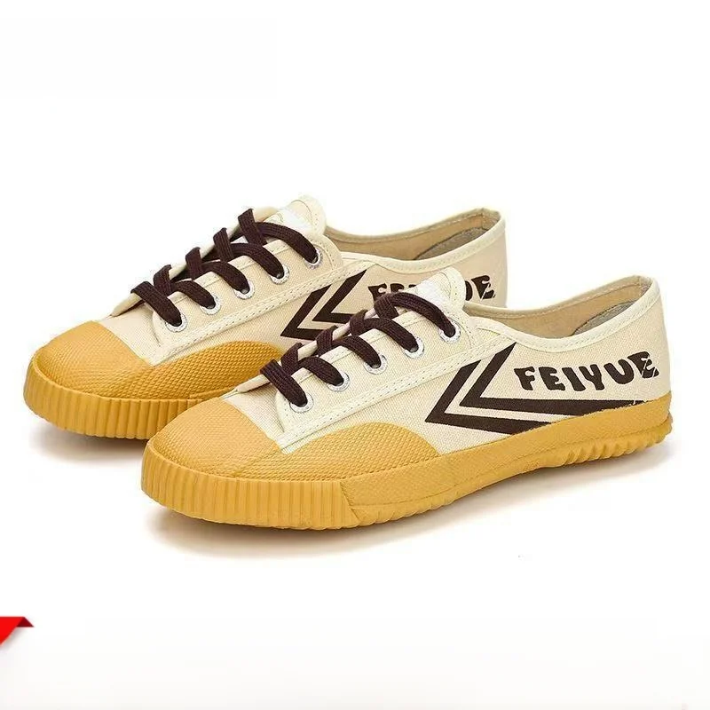 Breathable Casual Canvas Shoes Unisex Low-Top Running Athletic Shoes Feiyue Brand round Toe Rubber Outsole Lightweight Design