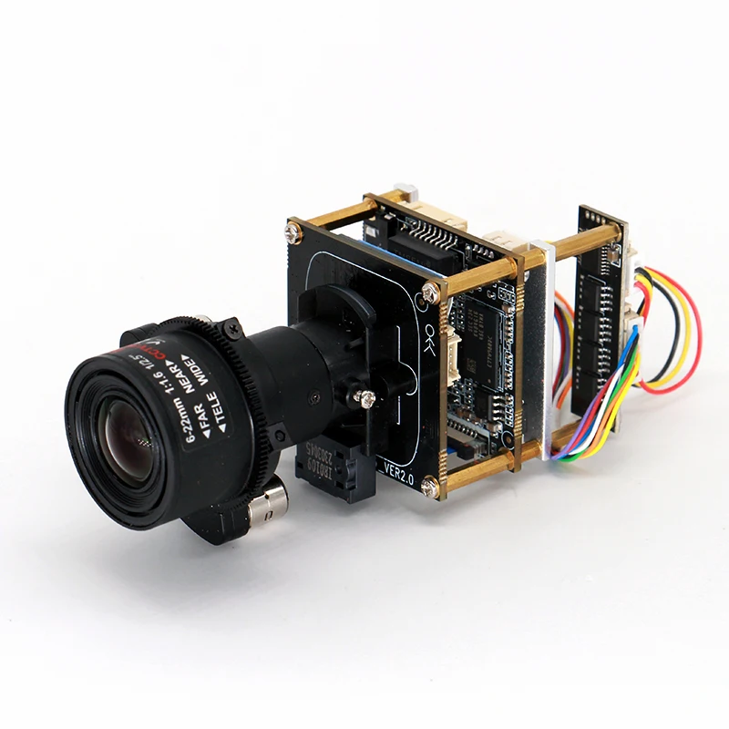 

6-22mm Motorized Zoom Lens High Dynamic Range Camera 2MP IMX462 HDR IP Camera Module Hi3516DV500 PCB Board SIP-K462D5-0622