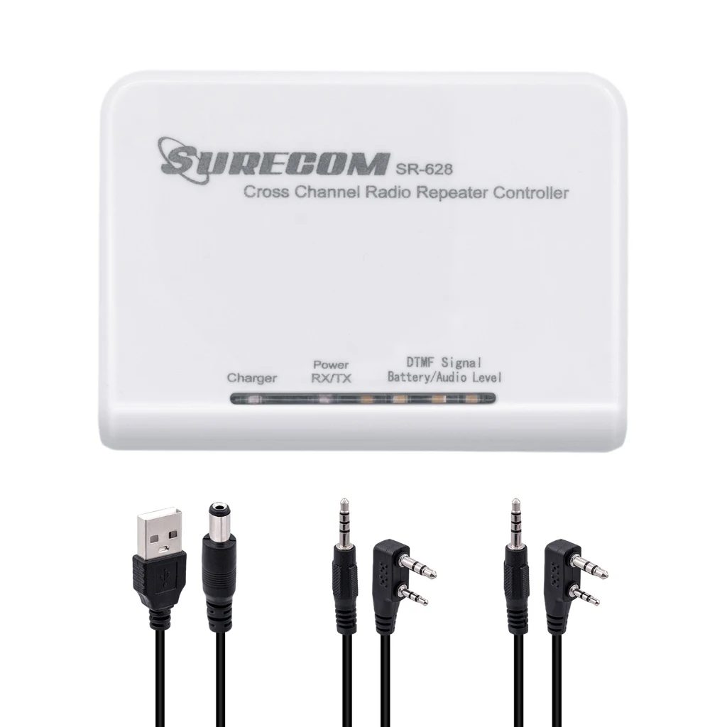 SURECOM SR-628 Cross Band Duplex Repeater Controller DTMF Signal for ICom Motorola Kenwood WOUXUN Ham Walkie Talkie Relay Box