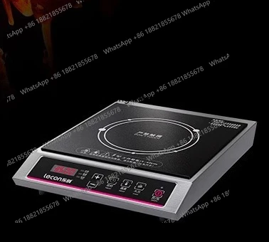 

Commercial induction cooker hot pot electromagnetic stove flat high-power hotel milk tea shop electric fried stove all steel