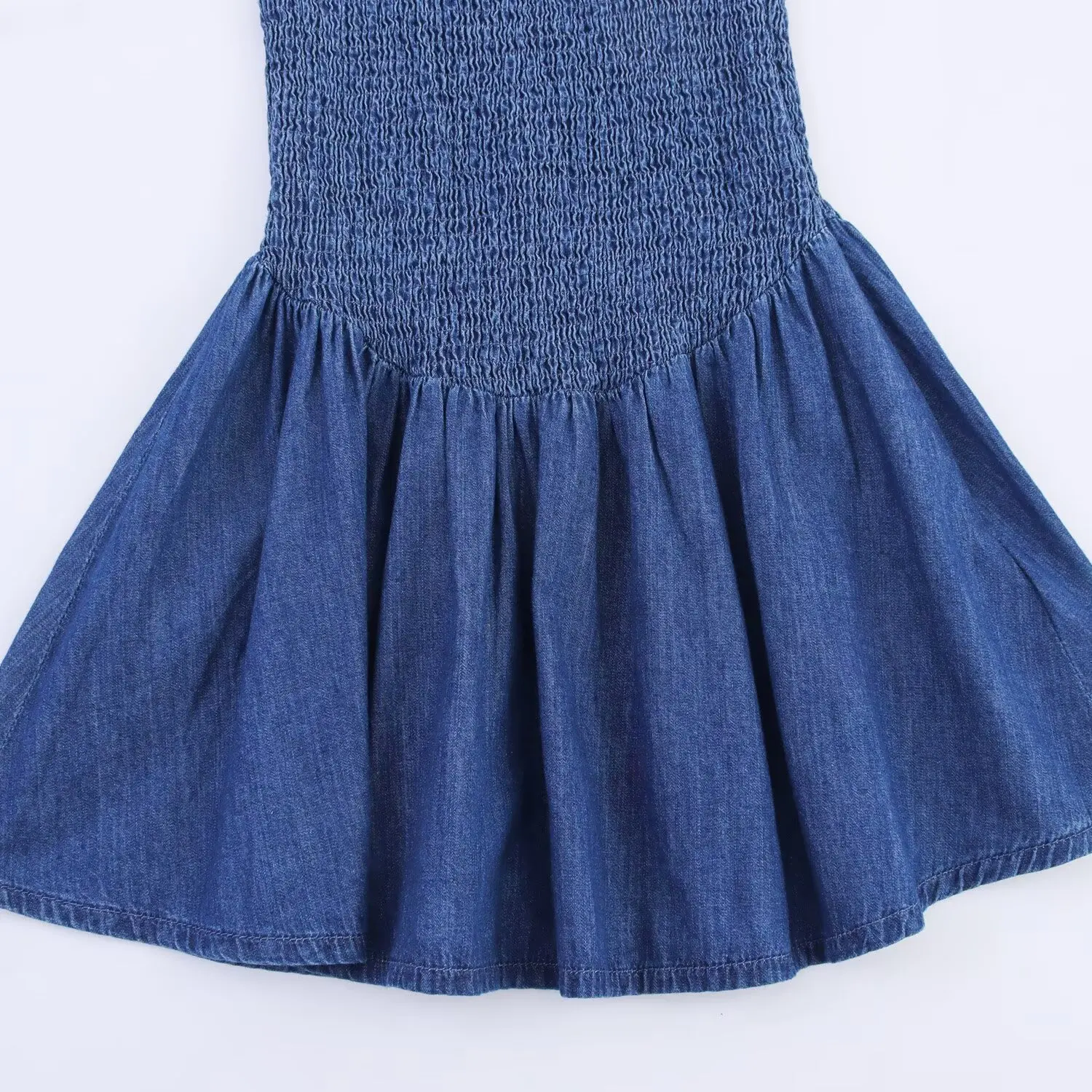 KONDALA Vintage Elegancka Sukienka Damska z Dekoltem O-Neck w Stylu Plastra Miodu Bez Rękawów Zapinana na Guziki Mini Sukienka Szykowna Marszczona Odzież Uliczna Damskie Vestidos