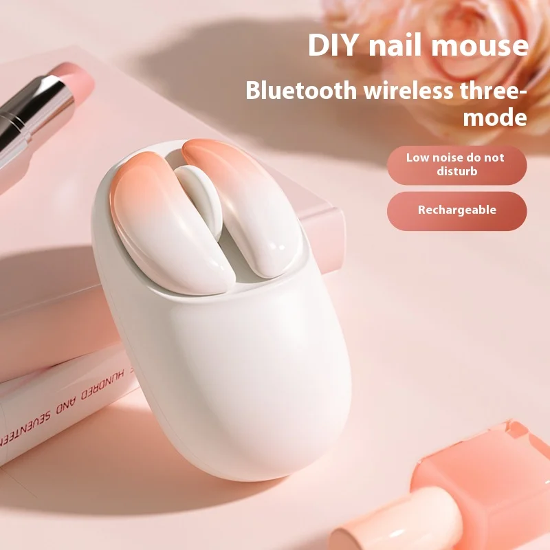 

AULA Wireless mouse Bluetooth charge Silent mute Notebook computer Office dual-mode manicure Female gifts Black Friday Halloween