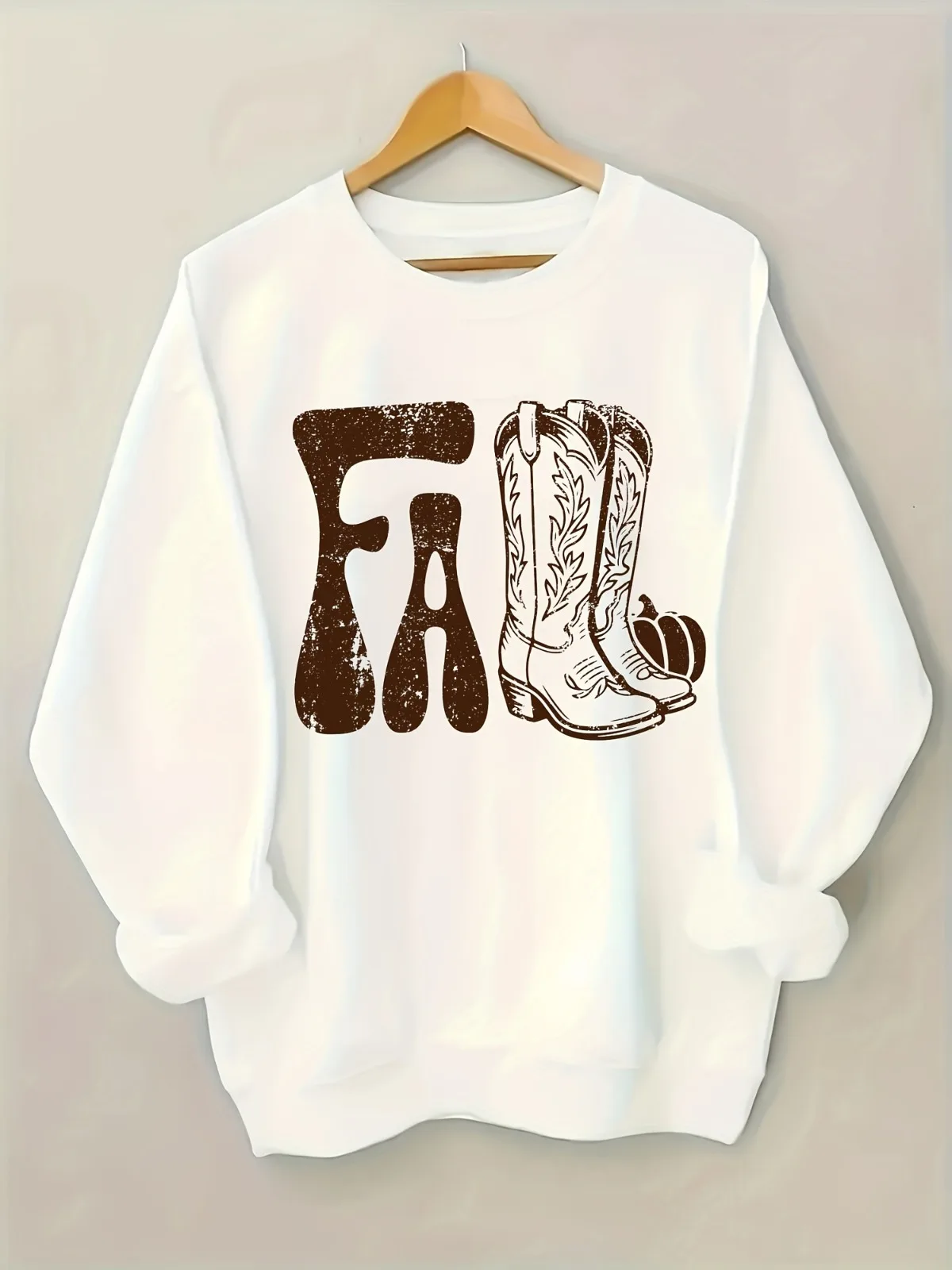 

Женская мягкая толстовка с капюшоном в стиле вестерн с ковбойским принтом и круглым вырезом, тематический дизайн, удобная и модная повседневная повседневная одежда