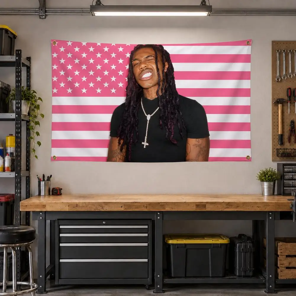 Rapper Destroy Lonely Hip Hop Flags Personalized Banner Flag Room Dorm Camping Picnic Garage Bar Outdoor Wall Decor