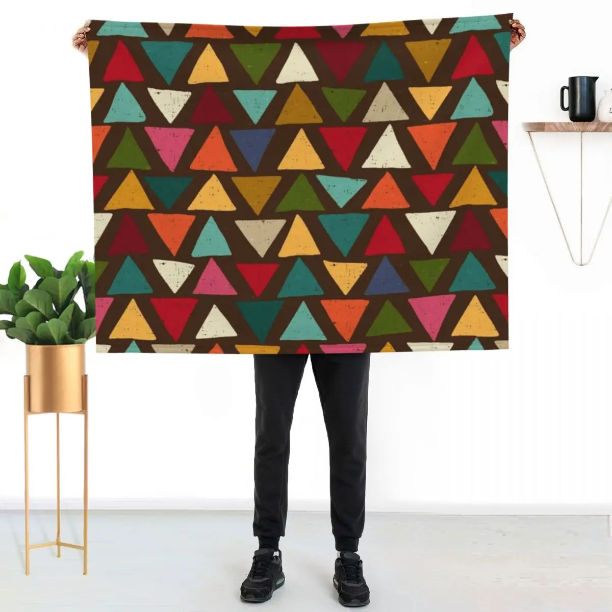 tiga chestnut Throw Blanket For Sofa Thin Single Sleeping Bag Luxury Throw sofa bed Quilt Blankets