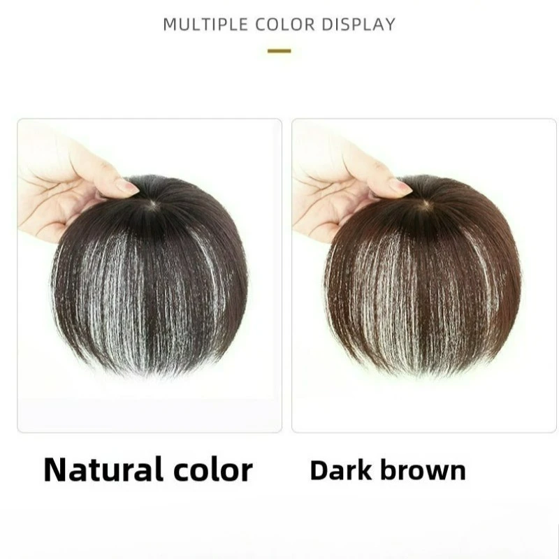 4x4cm ミニ小型レミー人毛ヘアピース 軽量で通気性のある女性用トップヘアリペアトッパー ヘアボリューム増加用